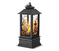 - LED Dekorácia HALLOWEEN LED/3xAAA/teplá biela lampáš s tekvicami