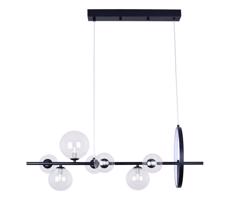 LED Luster na lanku HYBRID LED/15W/230V + 7xG9/6W 4000K čierna
