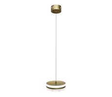 LED Luster na lanku LED/25W/230V pr. 20 cm zlatá