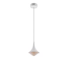 LED Luster na lanku LED/9W/230V pr. 14 cm biela