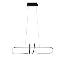 LED Luster na lanku VERTIGO LED/54W/230V čierna