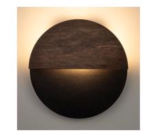 LED Nástenné svietidlo LUNA LED/7W/230V pr. 26 cm čierna/hnedá