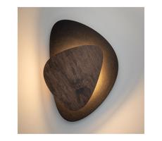 LED Nástenné svietidlo PEDRA LED/7W/230V čierna/hnedá