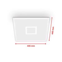 LED panel Centrelight biely Diaľkové ovládanie CCT RGB 45x45cm