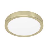 LED panel na povrchovú montáž Fueva 5 IP20 830 mosadz Ø21cm