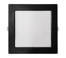 LED Podhľadové svietidlo SQUARE LED/18W/230V 4000K 22x22 cm čierna