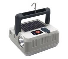 LED Solárna lampa s funkciou powerbanky LED/1W/5,5V 8000K IPX4 1200 mAh šedá