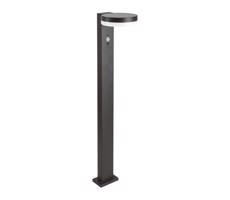 LED Solárna lampa so senzorom LED/2W/3,7V IP54 3000K guľatý čierna