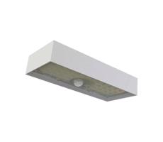 LED Solárny reflektor so senzorom pohybu LED/3,7V 3000mAh 4000K IP65 biela