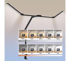 LED Stmievateľná flexibilná stolná lampa LED/36W/230V 3000-6500K CRI 92 čierna
