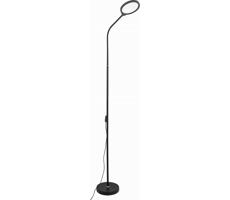 LED Stmievateľná stojacia lampa 2v1 LED/10W/230V 3000-4500-6500K čierna