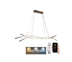LED Stmievateľný luster na lanku LED/80W/230V 3000-6500K + diaľkové ovládanie