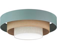 -LED Stropné svietidlo LUNETA LED/26W/230V pr. 60 cm 4000K tyrkysová/béžová