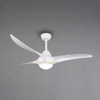 LED ventilátor Alesund s diaľkovým ovládaním biela