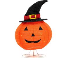 - LED Vonkajší dekorácia HALLOWEEN LED/3xAA/teplá biela IP44 tekvica