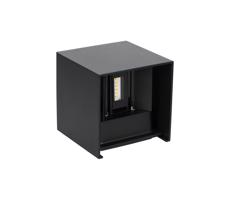 LED Vonkajšie nástenné svietidlo QUERK 2xLED/3W/230V 3000K IP54 čierna
