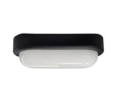 LED Vonkajšie stropné svietidlo LED/15W/230V 4200K 20x9,8 cm IP64 čierna