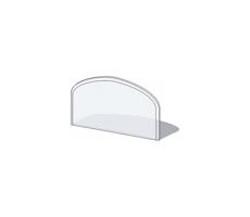 Lienbacher Sklo pod kachle 1000x550x6 mm poloblúk