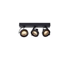 Lucide Lucide 22968/36/30 -LED Stmievateľné bodové svietidlo DORIAN 3xGU10/12W/230V čierna