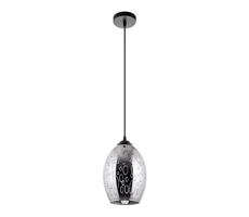 Luster na lanku 1xE27/60W/230V pr. 16 cm čierna