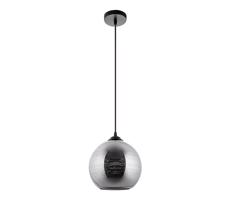 Luster na lanku 1xE27/60W/230V pr. 20 cm čierna