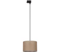 Luster na lanku 3-fáz. lišto. systému TRACER 1xE27/15W/230V pr. 30 cm čierna/hnedá
