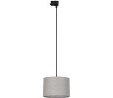 Luster na lanku 3-fáz. lišto. systému TRACER 1xE27/15W/230V pr. 30 cm čierna/šedá