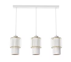 Luster na lanku BLANCO 3xE27/60W/230V biela