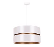- Luster na lanku DUO 1xE27/15W/230V pr. 40 cm biela/zlatá
