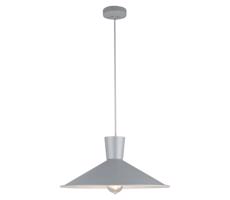 Luster na lanku ELISTA 1xE27/60W/230V šedá