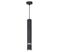 Luster na lanku JOKER 1xGU10/25W/230V čierna/matný chróm