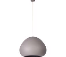 Luster na lanku LAVA 1xE27/15W/230V taupe/čierna