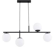 Luster na lanku LUNA 4xE14/10W/230V čierna