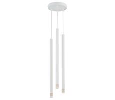 Luster na lanku STALACTITE LASER 3xG9/3W/230V biela