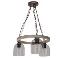 Luster na reťazi HAKON 3xE27/60W/230V