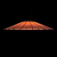 LZF Banga SG LED závesné svetlo, Ø 120 cm, čerešňa