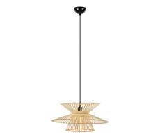 Markslöjd Markslöjd 108785 - Luster na lanku DUPLICI 1xE27/40W/230V béžová/bambus