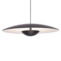MARSET Ginger LED závesné svietidlo triac Ø42cm wenge/biela
