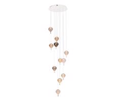 MAXLIGHT MAXLIGHT P0526D - LED Stmievateľný luster na lanku PALLONCINI 11xLED/6W/230V