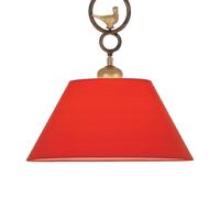 Menzel Provence Chalet – závesná lampa červená