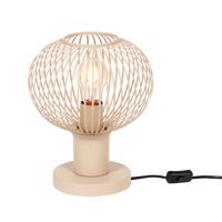Moderná drôtená stolná lampa béžová 23 cm - Gila