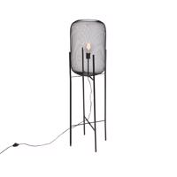 Moderná stojaca lampa čierna 135 cm - Bliss Mesh
