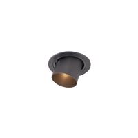 Moderné zabudované bodové svetlo tmavosivé GU10 50 mm okrúhle výkyvné - Installa