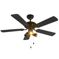 Moderný stropný ventilátor čierny - Mistral 42