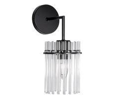 Nástenná lampa 1xE27/60W/230V čierna/číra