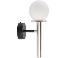 Nástenná lampa DAISY 1xG9/12W/230V lesklý chróm/čierna/biela