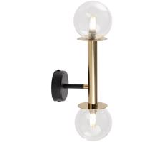 Nástenná lampa DAISY 2xG9/12W/230V zlatá/čierna/číra