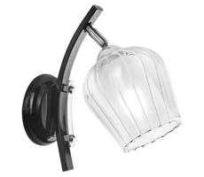 Nástenná lampa PAULA 1xE27/60W/230V čierna