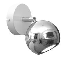 Nástenné bodové svietidlo COMET 1xGU10/8W/230V biela/lesklý chróm