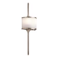Nástenné LED svetlo Mona IP44 55,9 cm pocínovaná